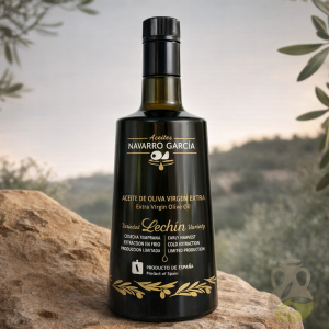 Navarro García Lechín 500 ml – Oliwa z oliwek Extra Virgin – Wczesny Zbiór 2025/2026 (Ciemne szkło)