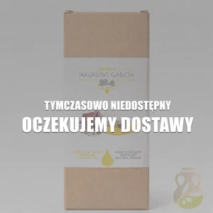 Rzemieślnicza Czekolada 70,3% KAKAO z AOVE (extra virgin olive oil ) z dodatkiem "Flor de Sal" (śmietanka morska) - 100 g.