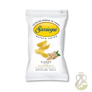 Chipsy o smaku Imbirowym • smażone na oliwie z oliwek Extra Virgin • 125 g • Sarriegui